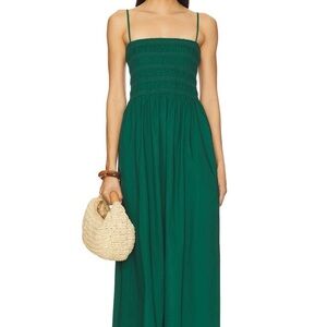 Pistola Bianca Dress in Emerald